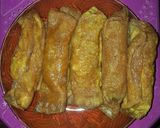 Foto langkah ke 6 dari resep Telur gulung isi wortel ayam.
