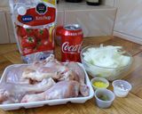 Foto del paso 1 de la receta: Pollo encebollado en salsa de ketchup y coca cola