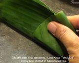 รูปขั้นตอนการทำที่ 6 ของ ห่อหมกหัวปลีเนื้อไก่บด Banana Flower Recipe