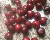 Une image de l'étape 2 de Confiture cerises 🍒 fraise 🍓 pistaches 🍃.