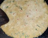 A picture of step 3 of Makki ki roti.