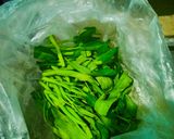 Foto langkah ke 1 dari resep Tumis Kangkung Oncom.