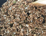 Foto del paso 4 de la receta: Granola de frutos secos y semillas en sartén