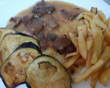 Foto del paso 9 de la receta: Entrecot amb salsa verduras i bacon amb uberguines
