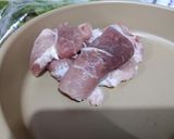 Foto del paso 1 de la receta: Rollitos de cerdo en salsa de arándanos con vino tinto
