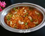 A picture of step 6 of Kaju-Gathiya Nu Shaak(Curry).
