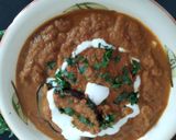 A picture of step 4 of Eggplant in Yogurt Sauce (Baingan Dahi Wale).