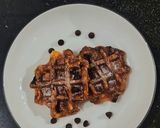 Foto langkah ke 4 dari resep 602. waffle Ubi Choco Cheese GlutenFree.