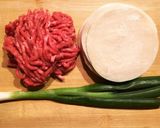 A picture of step 1 of Rose dumplings.