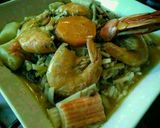 Foto del paso 2 de la receta: ARROZ Caldoso de Langostinos y Palitos de Cangrejo(surimi)