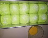 Foto langkah ke 5 dari resep Roti Sobek Pandan Ekonomis "Super Lembut".