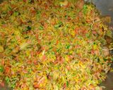 A picture of step 5 of Kadhai veg biryani.