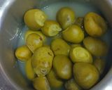 A picture of step 2 of Raw Mango Saunth.