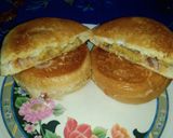 A picture of step 7 of Ground beef burger.