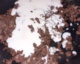 A picture of step 5 of Çhocolate Çrepes Çake with Çoffee.