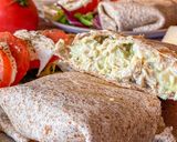 Foto del paso 3 de la receta Wrap de pollo y queso con aguacate