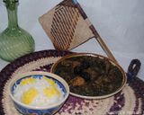 A picture of step 23 of Persian herb stew (Qormeh sabzi).