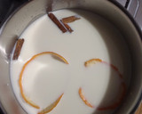 Foto del paso 1 de la receta: Natillas caseras con aroma a naranja y canela