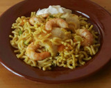 Foto del paso 12 de la receta: Fideuá de merluza y langostinos