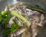 Foto langkah ke 5 dari resep Sayur cumi hitam.