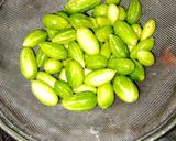 A picture of step 1 of Stuffed ivy gourd masala (भरली तोंडली).