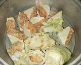 Siomay Tahu Isi Ayam Saos Almond (Menu Eat Clean ) langkah memasak 3 foto