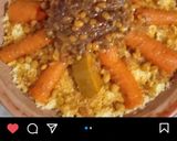 A picture of step 4 of Couscous with Tfaya.
