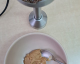 Foto del paso 1 de la receta: Smoothie bowl de yogur griego con corazón de mantequilla de maní 🥜 🥣