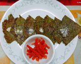 A picture of step 1 of Makai Palak Dodha.