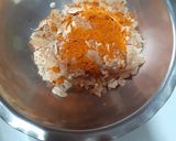 A picture of step 1 of Khakhra Papad mix chewdo.