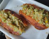 Foto del paso 5 de la receta: Batata/camote/boniato relleno de salteado de vegetales🍠🥦🧅🌶️
