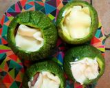 Foto del paso 5 de la receta: Calabacín con quesos y tocino