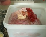 A picture of step 2 of Hunter beef.