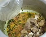 A picture of step 14 of Rangeen Pulao.