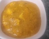 A picture of step 4 of Shahi paneer.