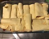 Une image de l'étape 4 de Roulés de lasagnes aux moules, algues, crème et parmesan.