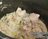 A picture of step 4 of White mutton biryani.
