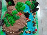 Tarta Jurassic World personalizada