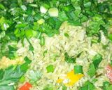 A picture of step 4 of Basil pesto Rice.