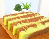 Foto langkah ke 12 dari resep Ogura 🍫Choco Pandan🍃.