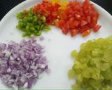 A picture of step 1 of Grapes Salsa.