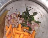 A picture of step 3 of Masala rice.