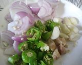 A picture of step 1 of Handi kabab.