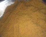 A picture of step 5 of Besan ladoo.