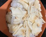 A picture of step 5 of Chicken Fatteh.