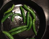 A picture of step 1 of Tomatillo salsa.