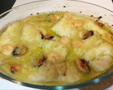 Foto del paso 6 de la receta: Bacalao al horno con gambas y mejillones