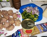 Foto del paso 1 de la receta: Tallarines con albóndigas 🍝
