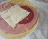 Une image de l'étape 3 de Crêpes au jambon fromage.