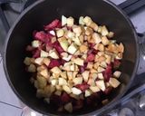 Une image de l'étape 4 de Compote aux 4 fruits (poires, pêches, prunes, pommes).